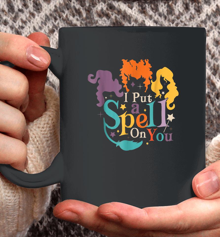 I Put Spell On You Witch Sisters Halloween Coffee Mug