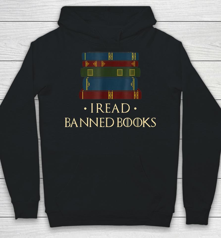 I Read Banned Books Week Librarian Freadom Reader Nerd Hoodie