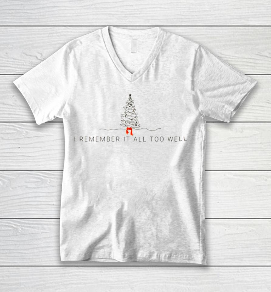 I Remember It All Too Well Taylor’s Version Merch Unisex V-Neck T-Shirt