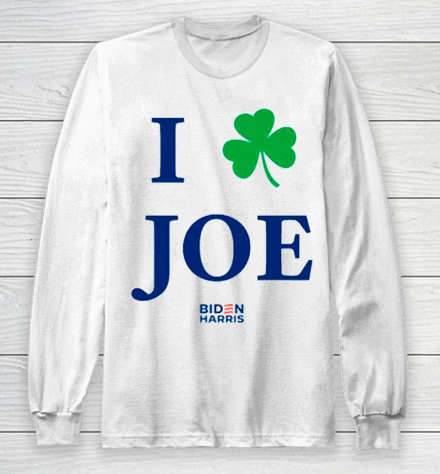 I Shamrock Joe Iove Biden Long Sleeve T-Shirt