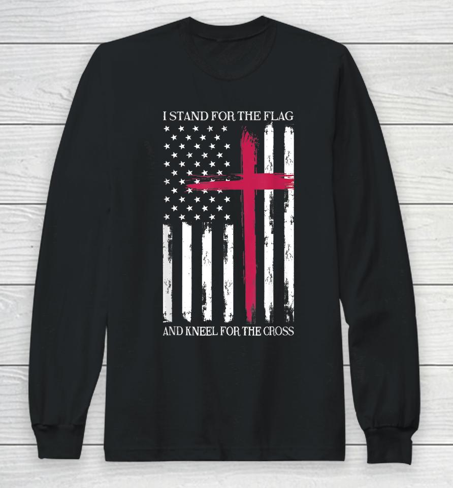 I Stand For The Flag Memorial Day Never Forget Veteran Long Sleeve T-Shirt