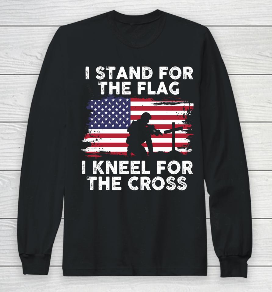 I Stand For The Flag Memorial Day Never Forget Veteran Long Sleeve T-Shirt