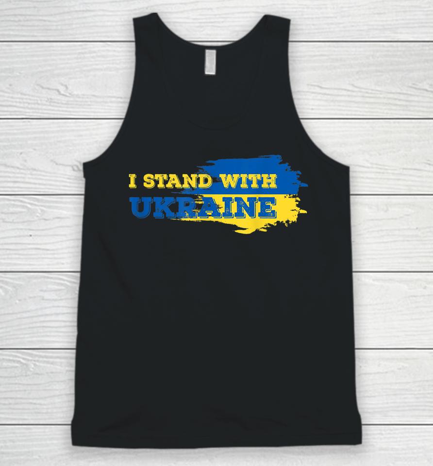 I Stand With Ukraine Patriot Unisex Tank Top