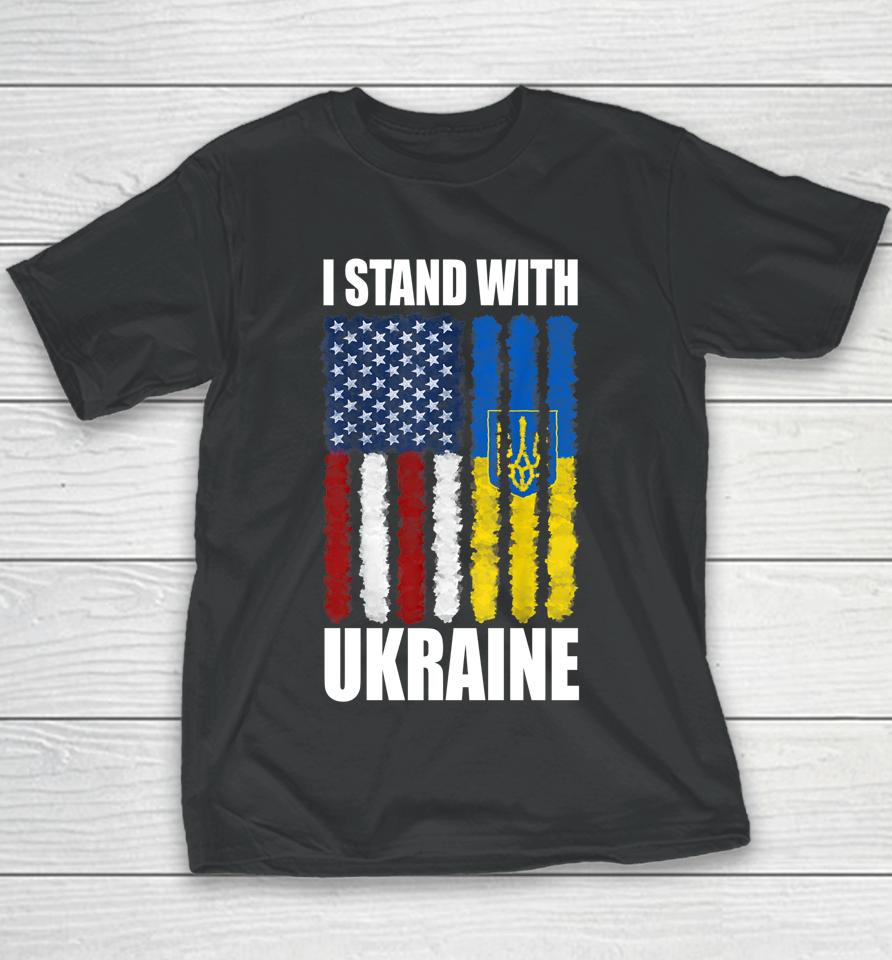 I Stand With Ukraine Youth T-Shirt