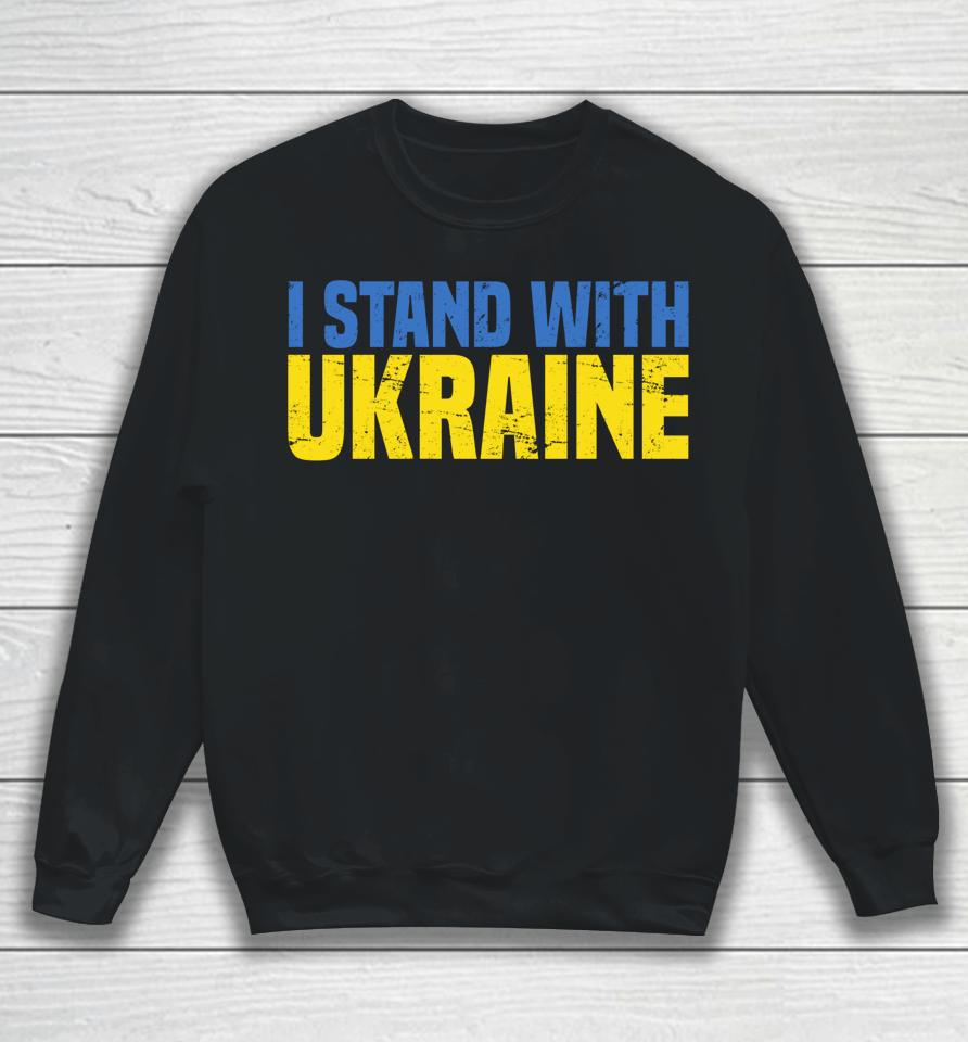 I Stand With Ukraine Vintage Sweatshirt