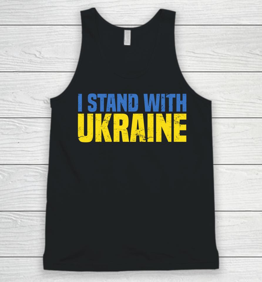 I Stand With Ukraine Vintage Unisex Tank Top