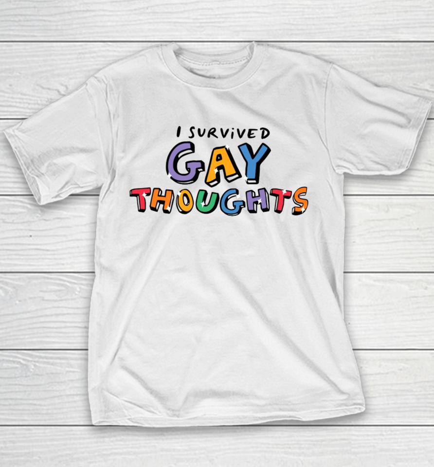 I Survived Gay Thoughts Youth T-Shirt