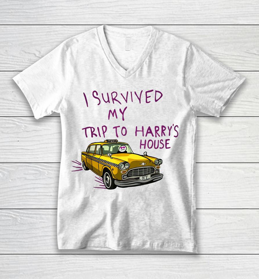 I Survived My Trip To Harry's House Unisex V-Neck T-Shirt