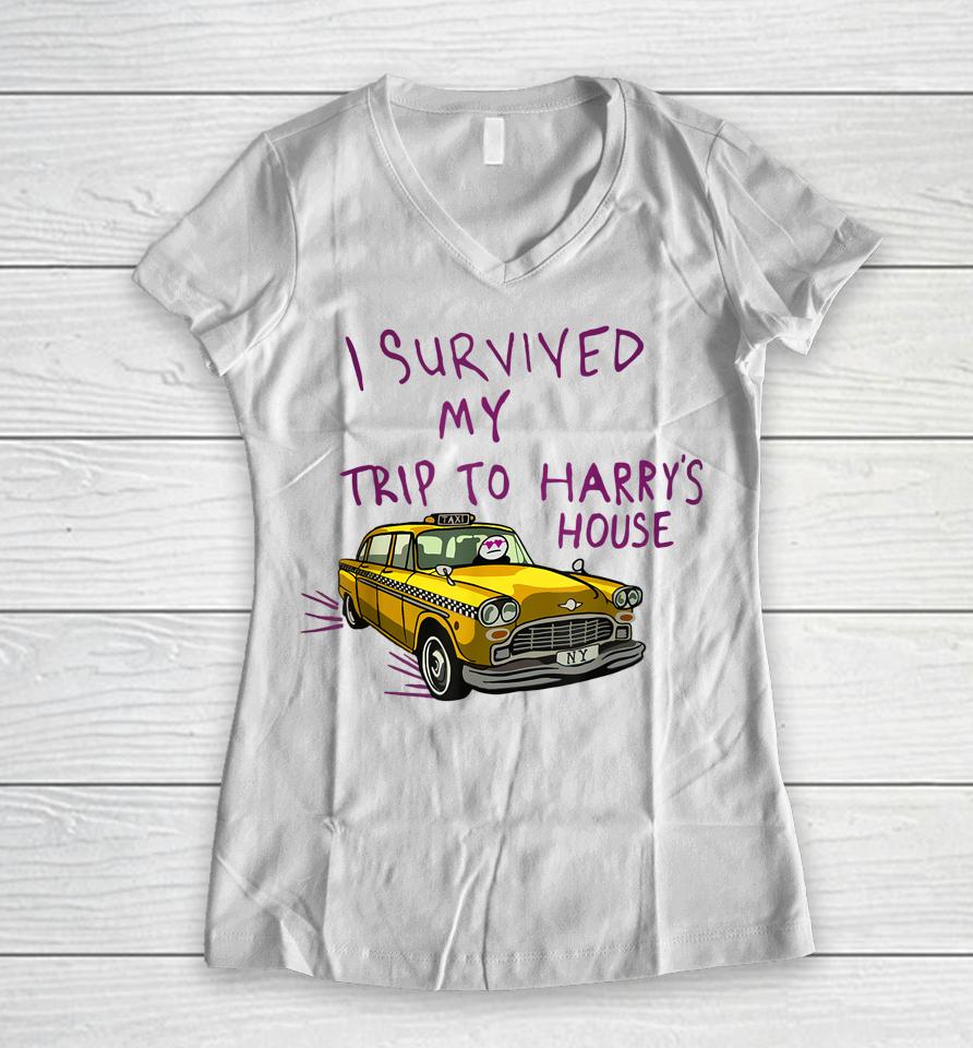I Survived My Trip To Harry's House Women V-Neck T-Shirt