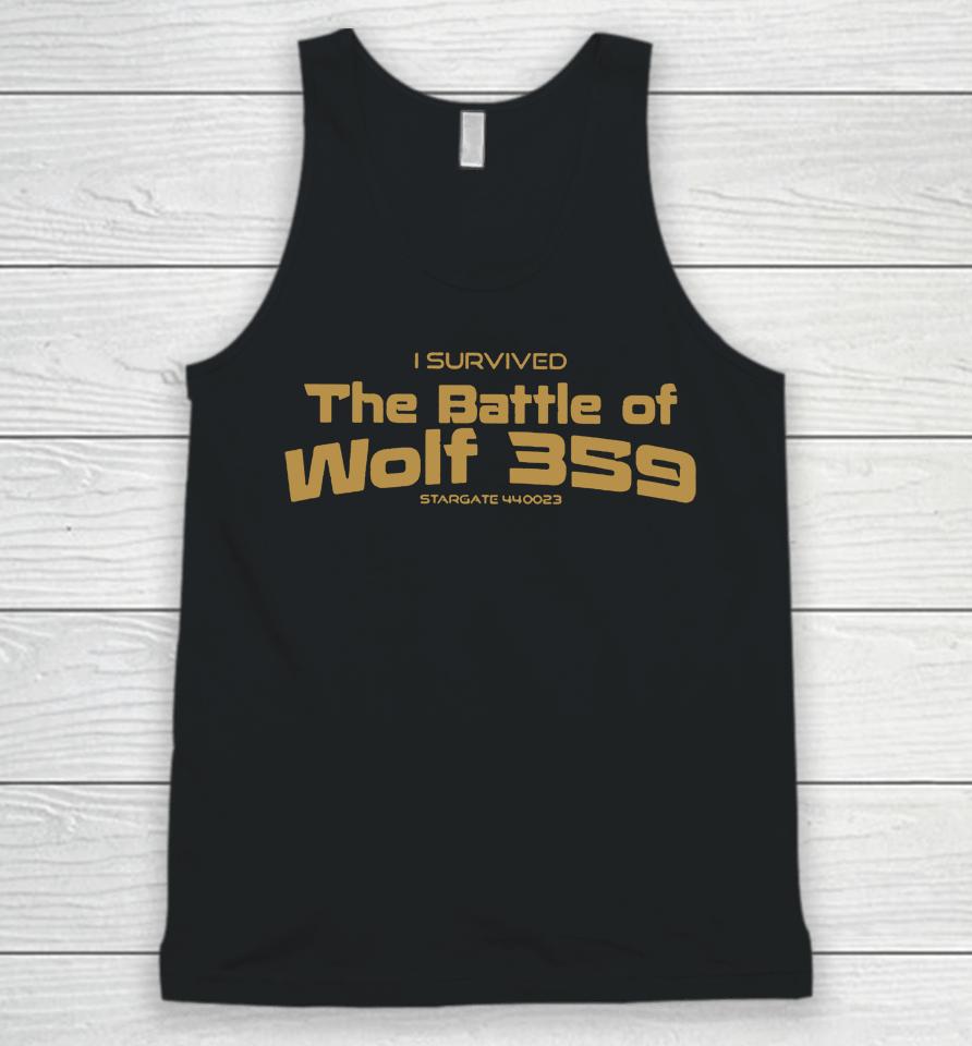 I Survived The Battle Of Wolf 359 Stargate 440023 Unisex Tank Top