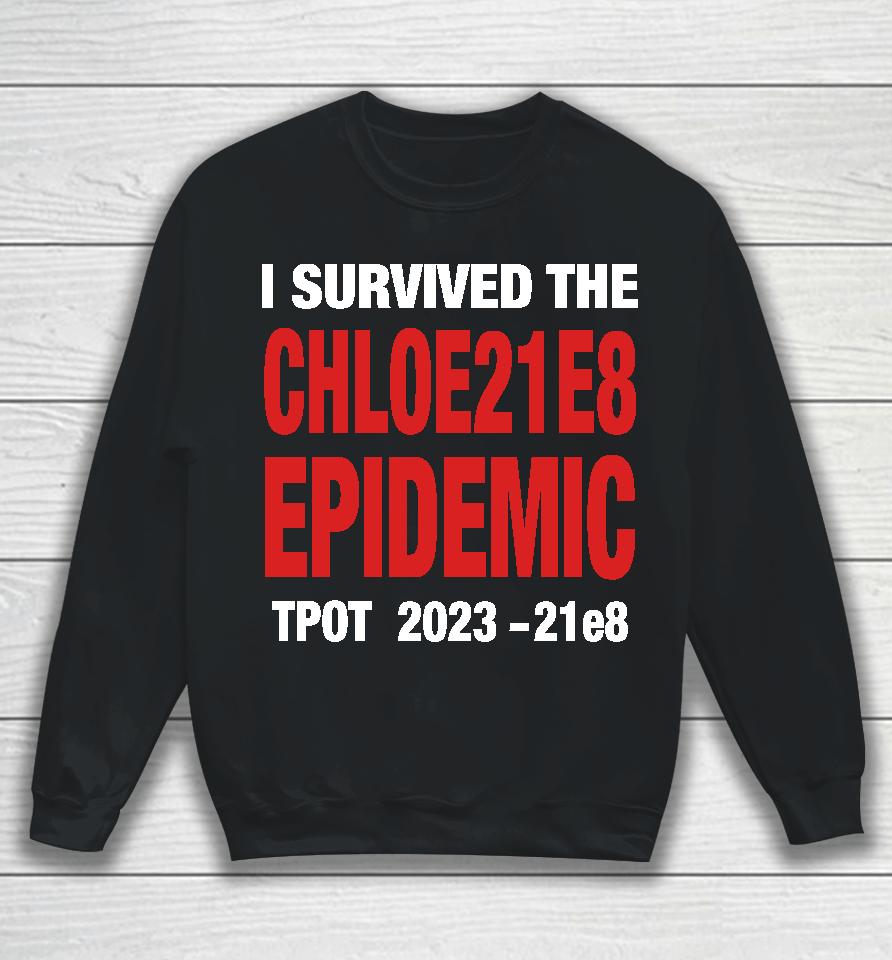I Survived The Chloe21E8 Epidemic Tpot 2023 Sweatshirt