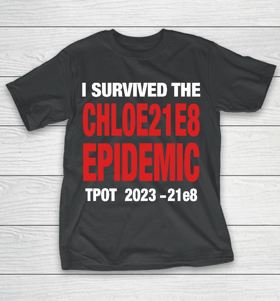I Survived The Chloe21E8 Epidemic Tpot 2023 T-Shirt