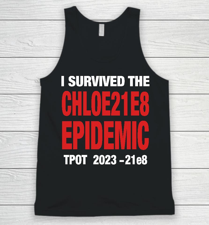 I Survived The Chloe21E8 Epidemic Tpot 2023 Unisex Tank Top