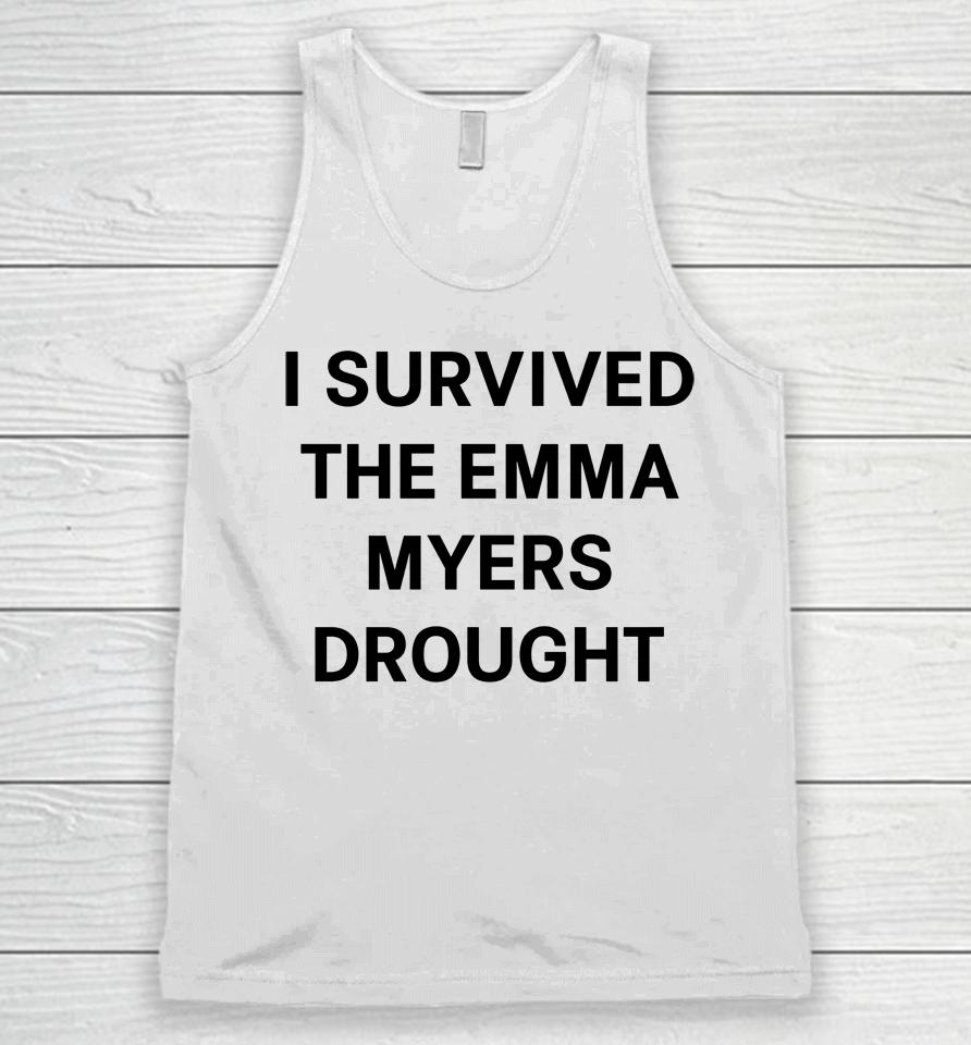 I Survived The Emma Myers Drought Unisex Tank Top
