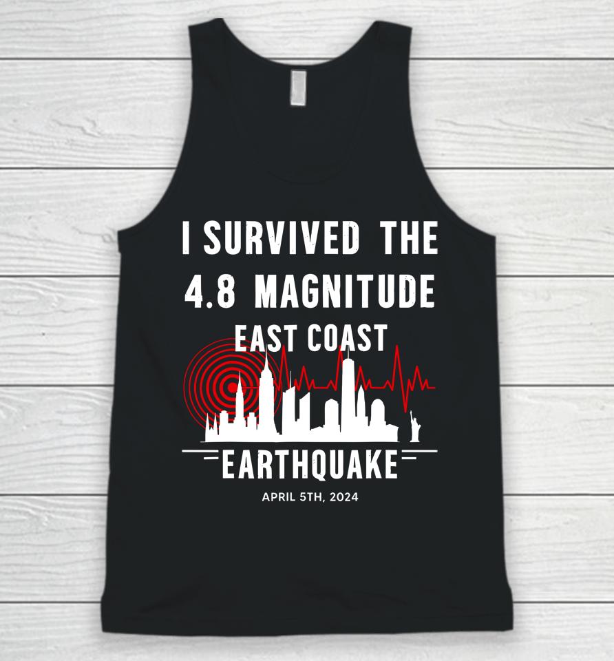 I Survived The Nyc Earthquake April 5Th 2024 Unisex Tank Top