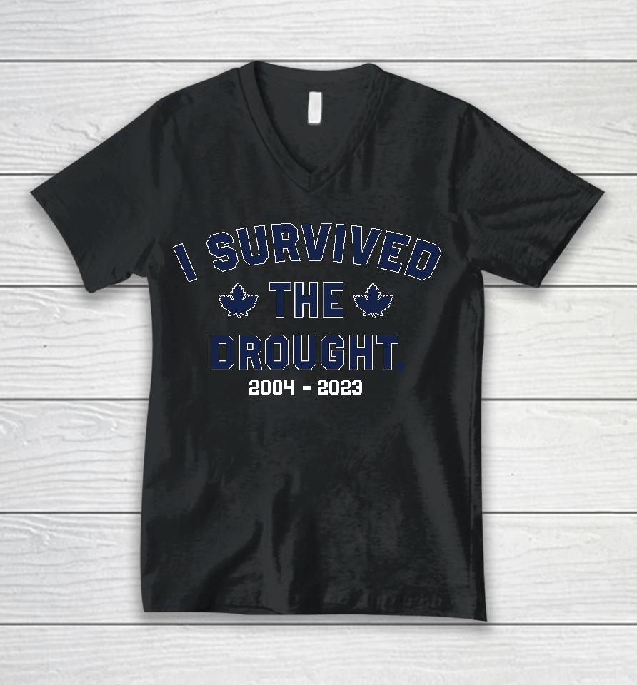 I Survived The Toronto Drought Unisex V-Neck T-Shirt