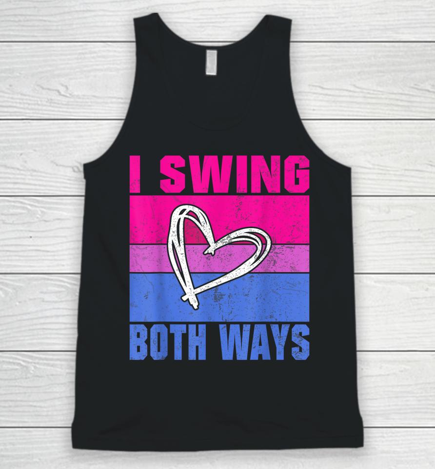 I Swing Both Ways Bisexual Unisex Tank Top
