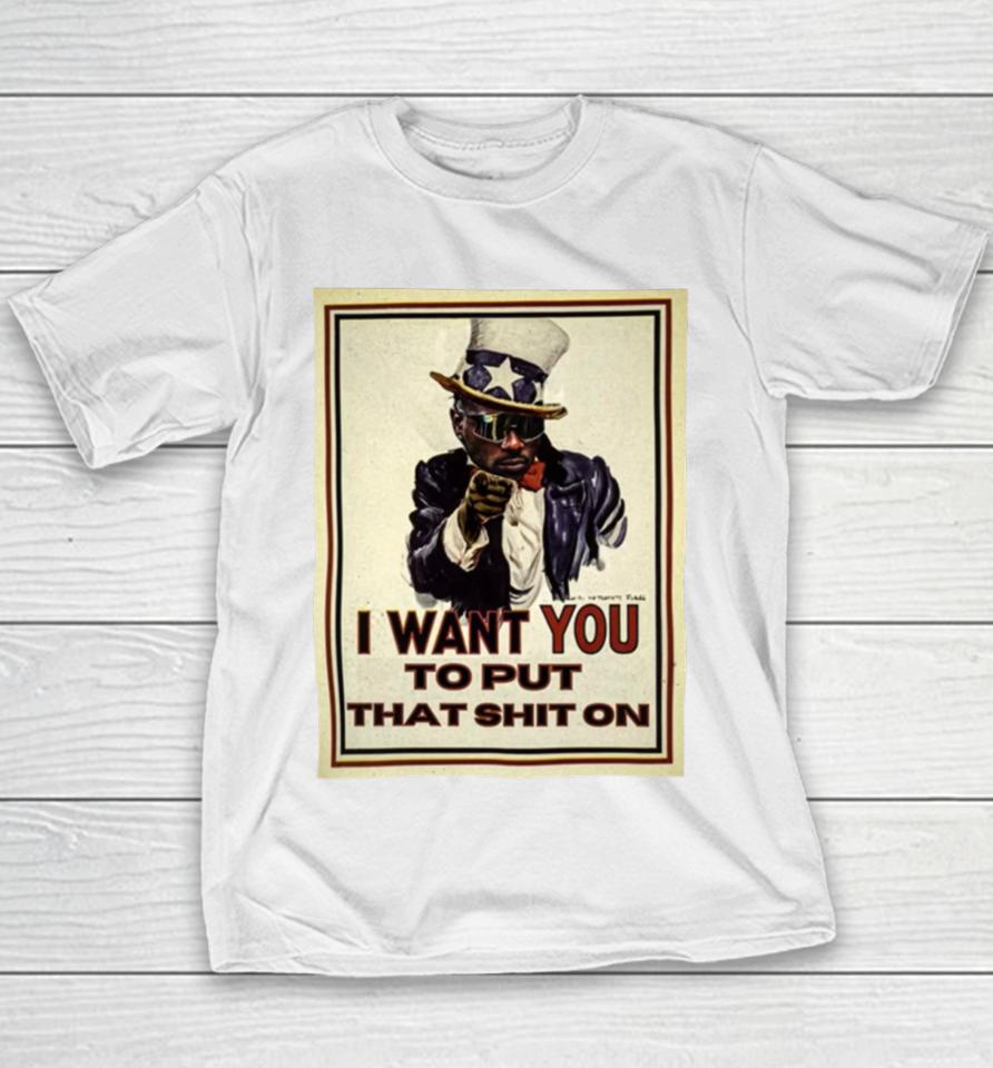 I Want You Ptso Youth T-Shirt