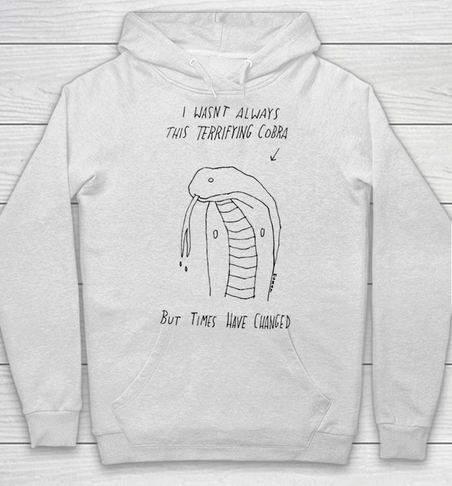 I Wasn’t Always This Terrifying Cobra But Times Have Changed Snake Hoodie