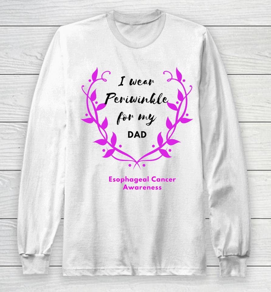 I Wear Periwinkle For My Dad Long Sleeve T-Shirt