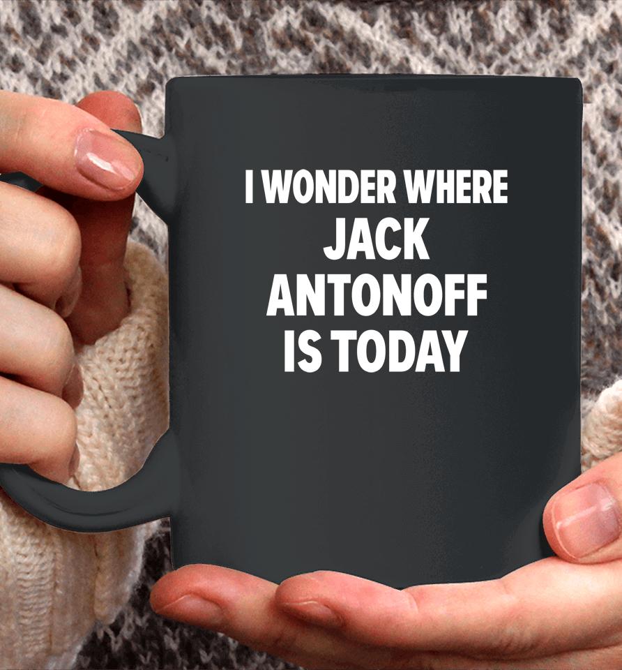 I Wonder Where Jack Antonoff Is Today Coffee Mug