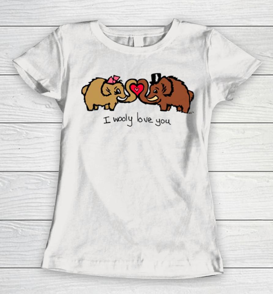 I Wooly Mammoth Love You Women T-Shirt
