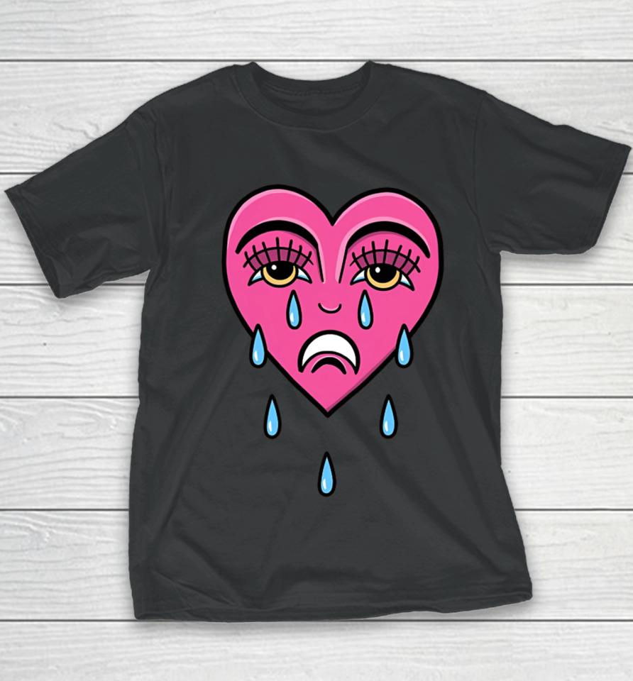 Iain Hursey- Sign Painter Crying Heart Youth T-Shirt