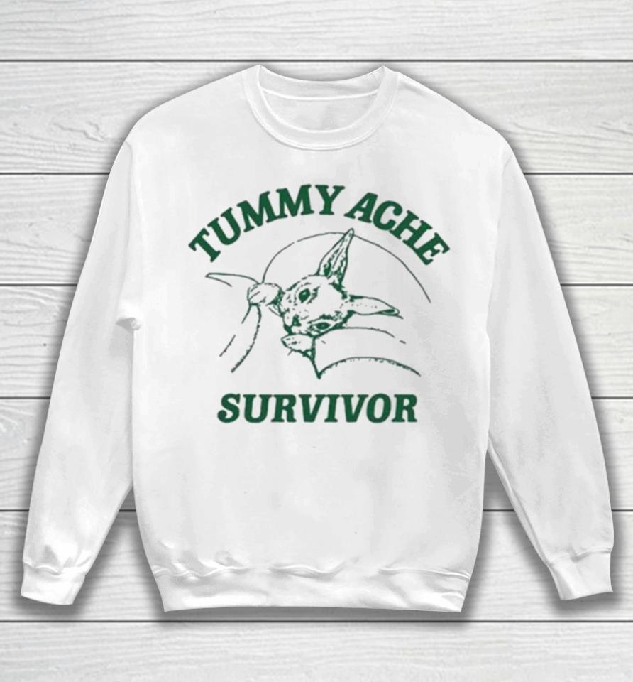 Ibs Tummy Ache Survivor Rabbit Coomstress Sweatshirt