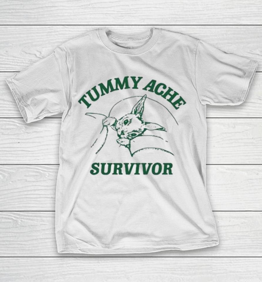 Ibs Tummy Ache Survivor Rabbit Coomstress T-Shirt