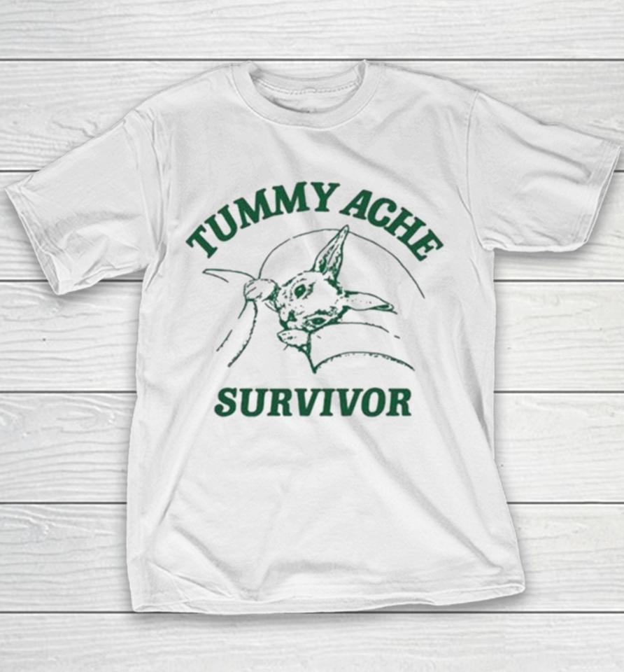 Ibs Tummy Ache Survivor Rabbit Coomstress Youth T-Shirt