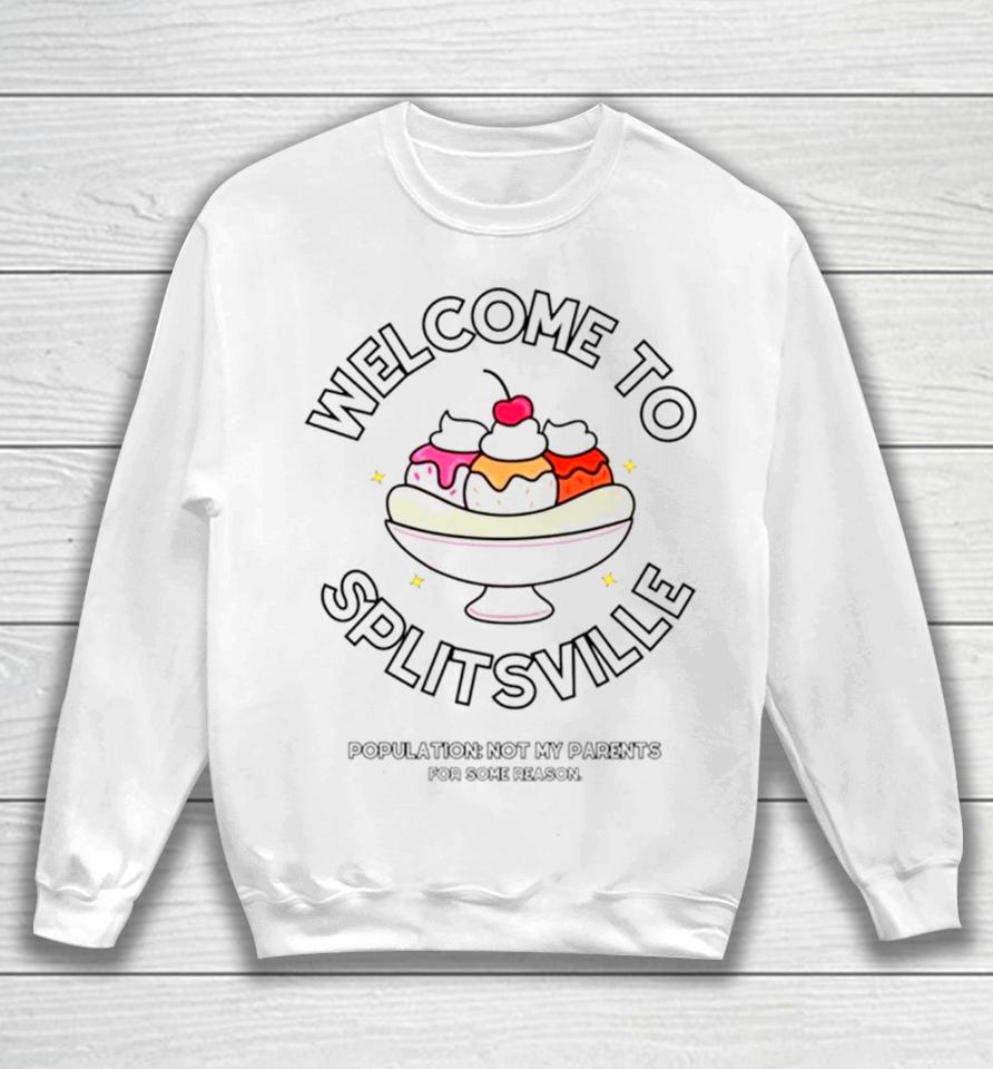 Ice Cream Welcome To Splitsville Sweatshirt