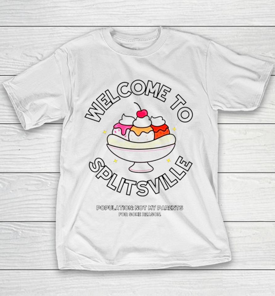 Ice Cream Welcome To Splitsville Youth T-Shirt