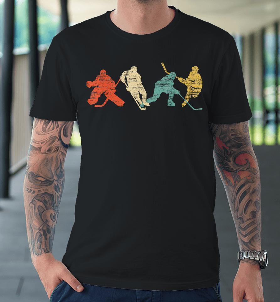 Ice Hockey Vintage Premium T-Shirt