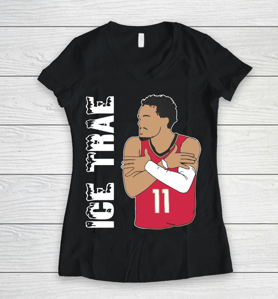 Ice Trae Young 11 Women V-Neck T-Shirt