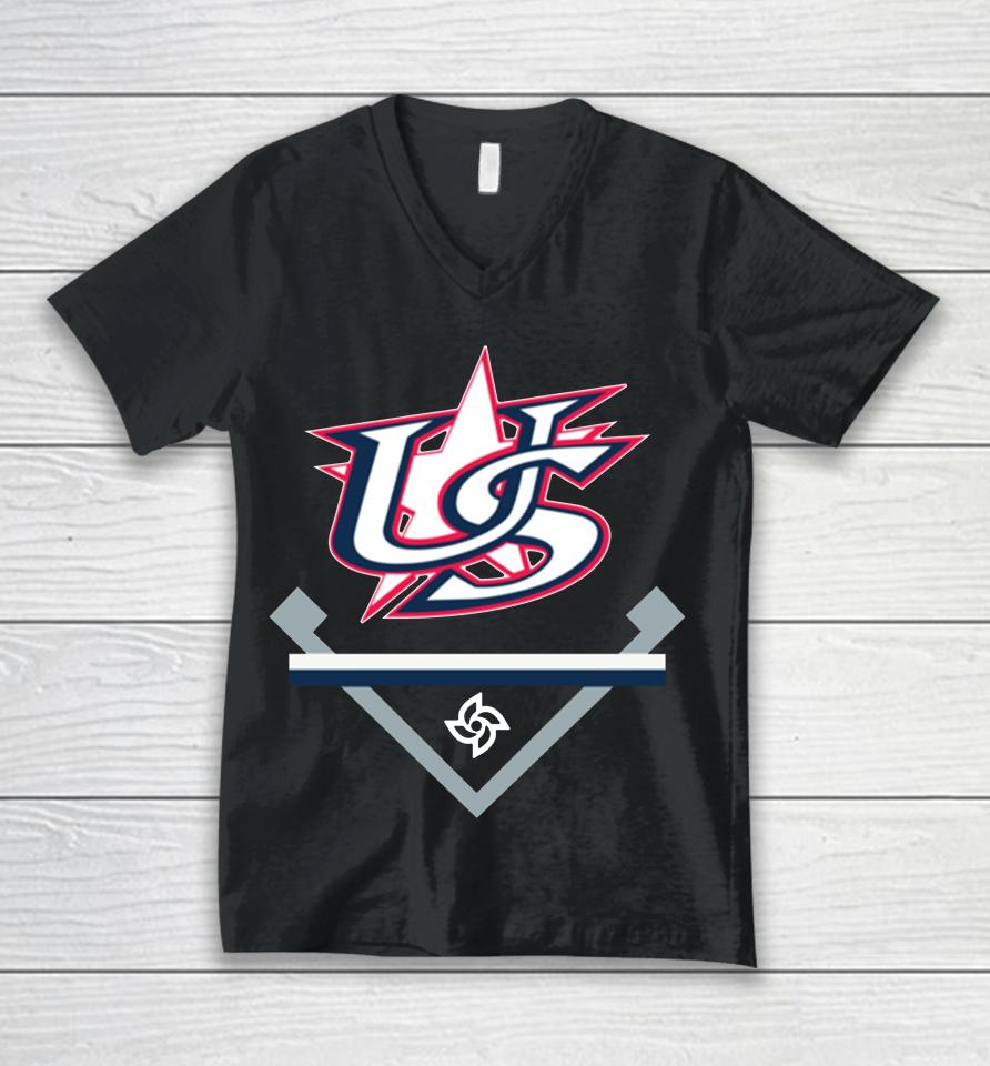 Icon Legend Usa Baseball 2023 World Baseball Classic Unisex V-Neck T-Shirt