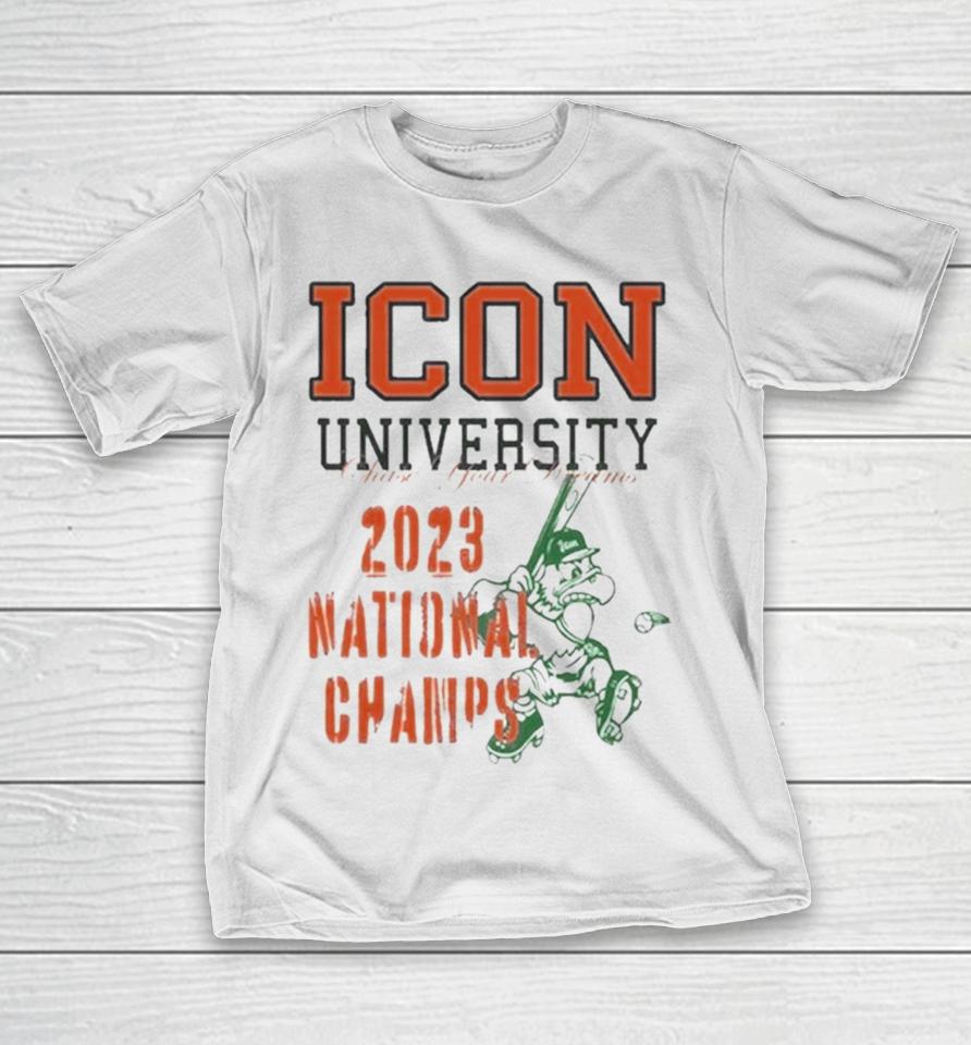 Icon University Chase Your Dreams 2023 National Champs Mascot T-Shirt