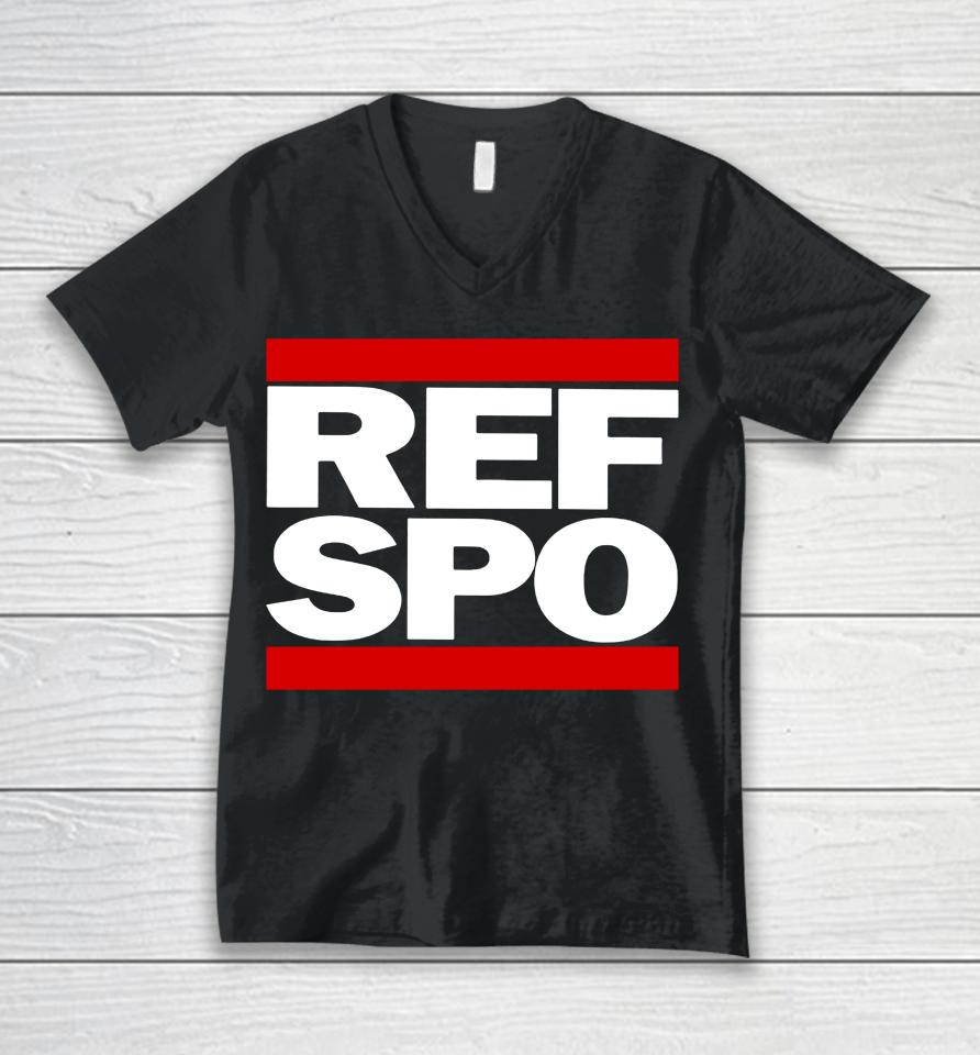 Icw No Holds Barred Sean Patrick O'brien Ref Spo Unisex V-Neck T-Shirt
