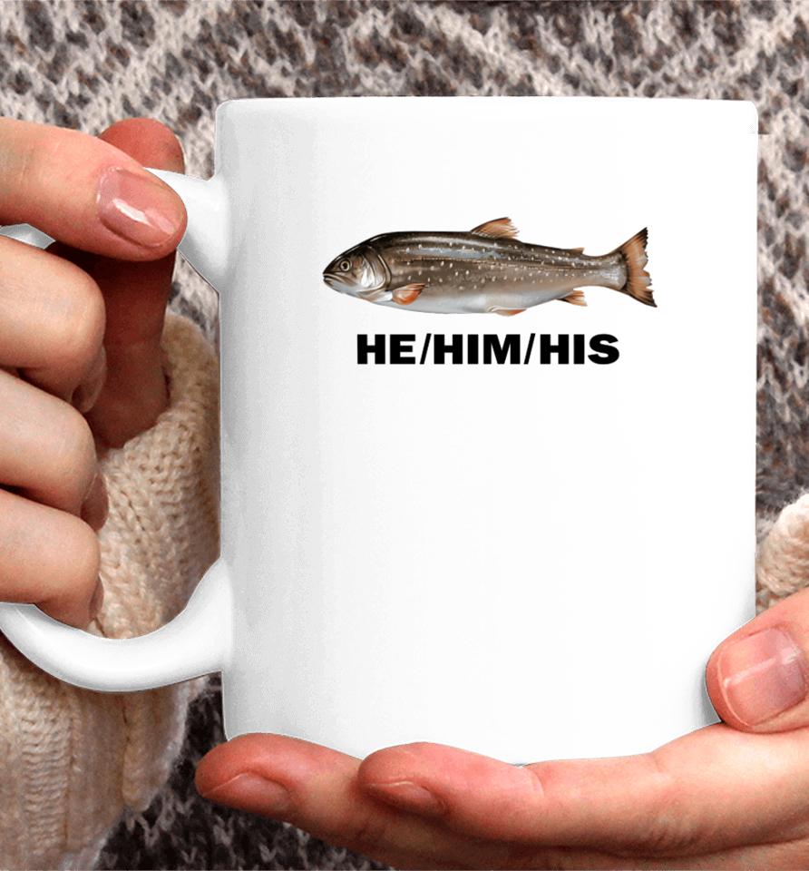 Idgafos Dillon Francis He Him His Fish Coffee Mug