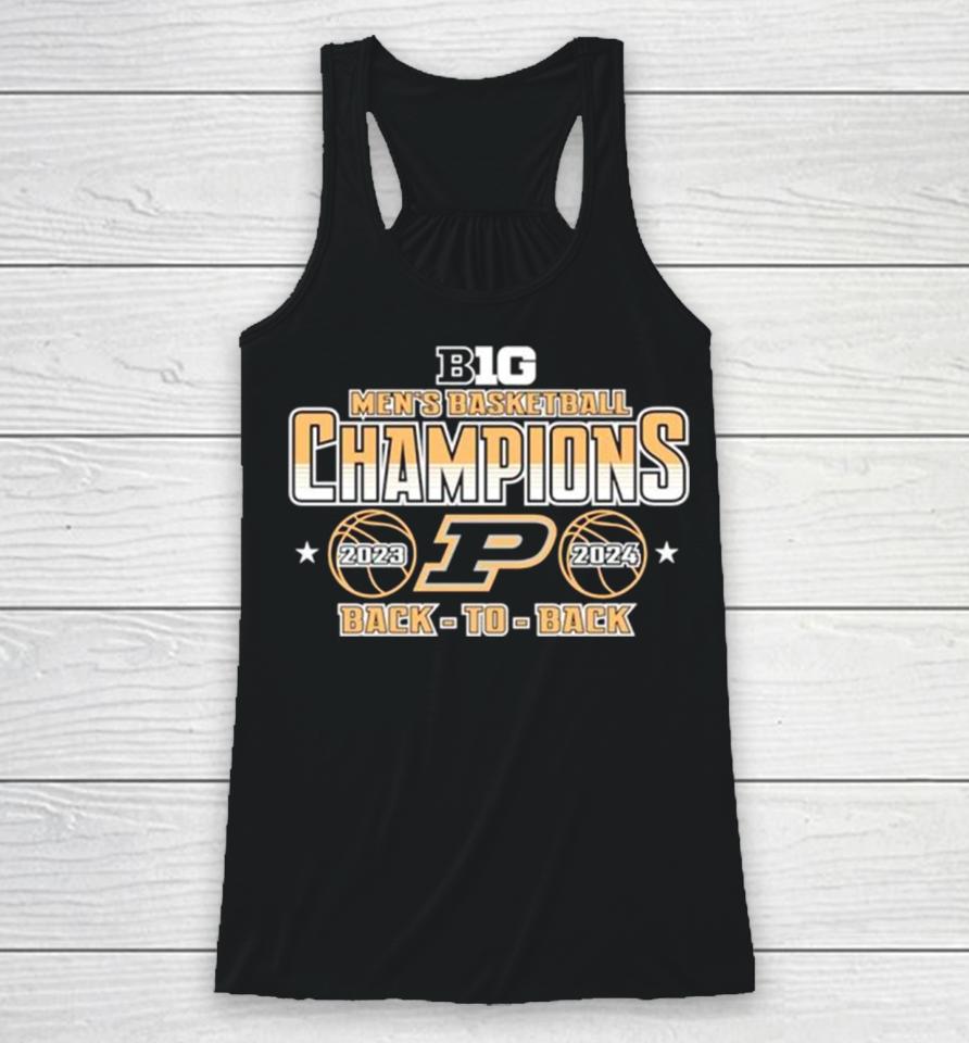 Ig 10 Mens Basketball Champions Purdue Boilermakers Back To Back Racerback Tank