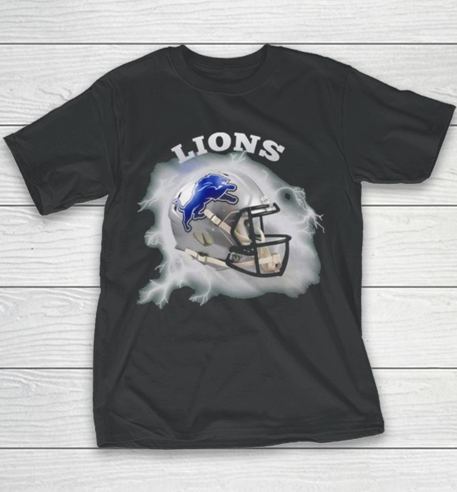 Iginal Teams Come From The Sky Detroit Lions Youth T-Shirt