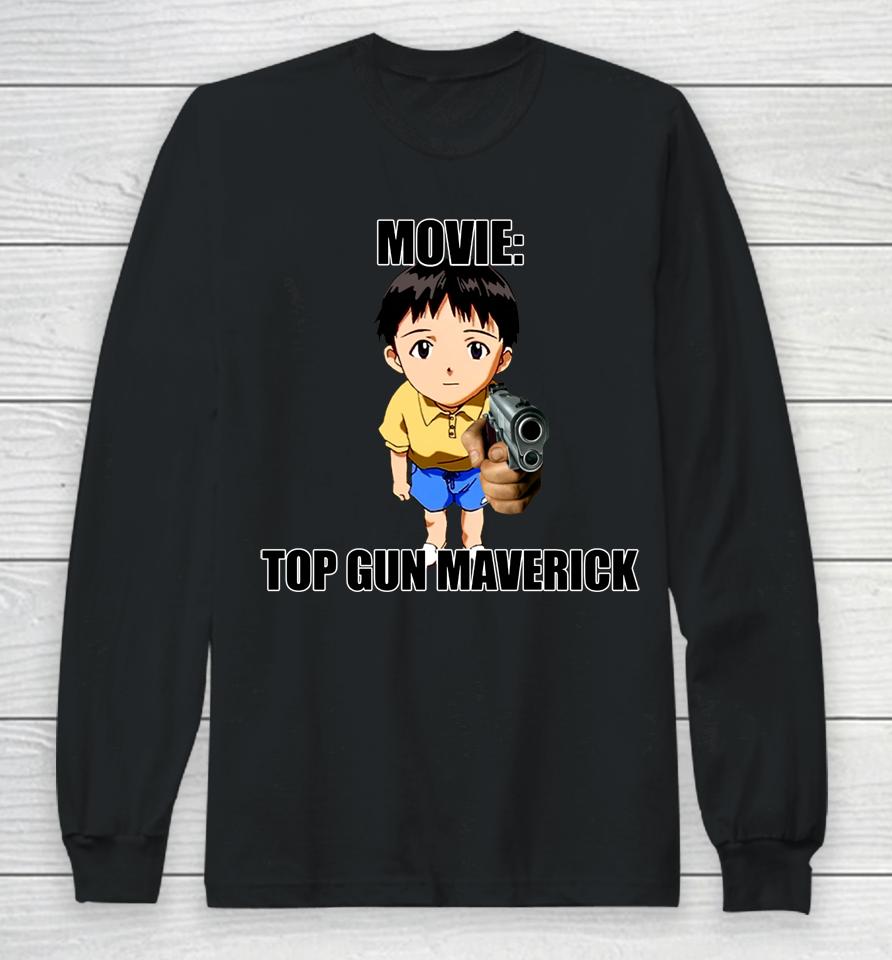 Ikari Shinji Movie Top Gun Maverick Long Sleeve T-Shirt