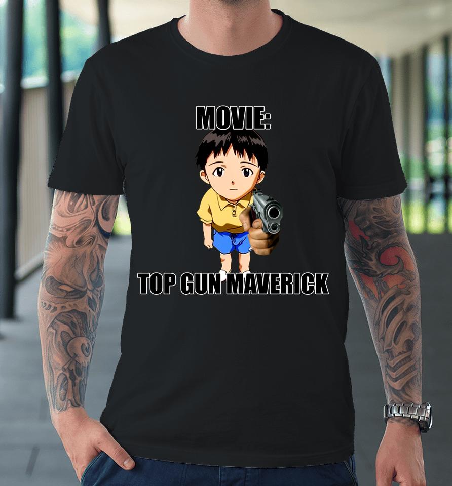 Ikari Shinji Movie Top Gun Maverick Premium T-Shirt