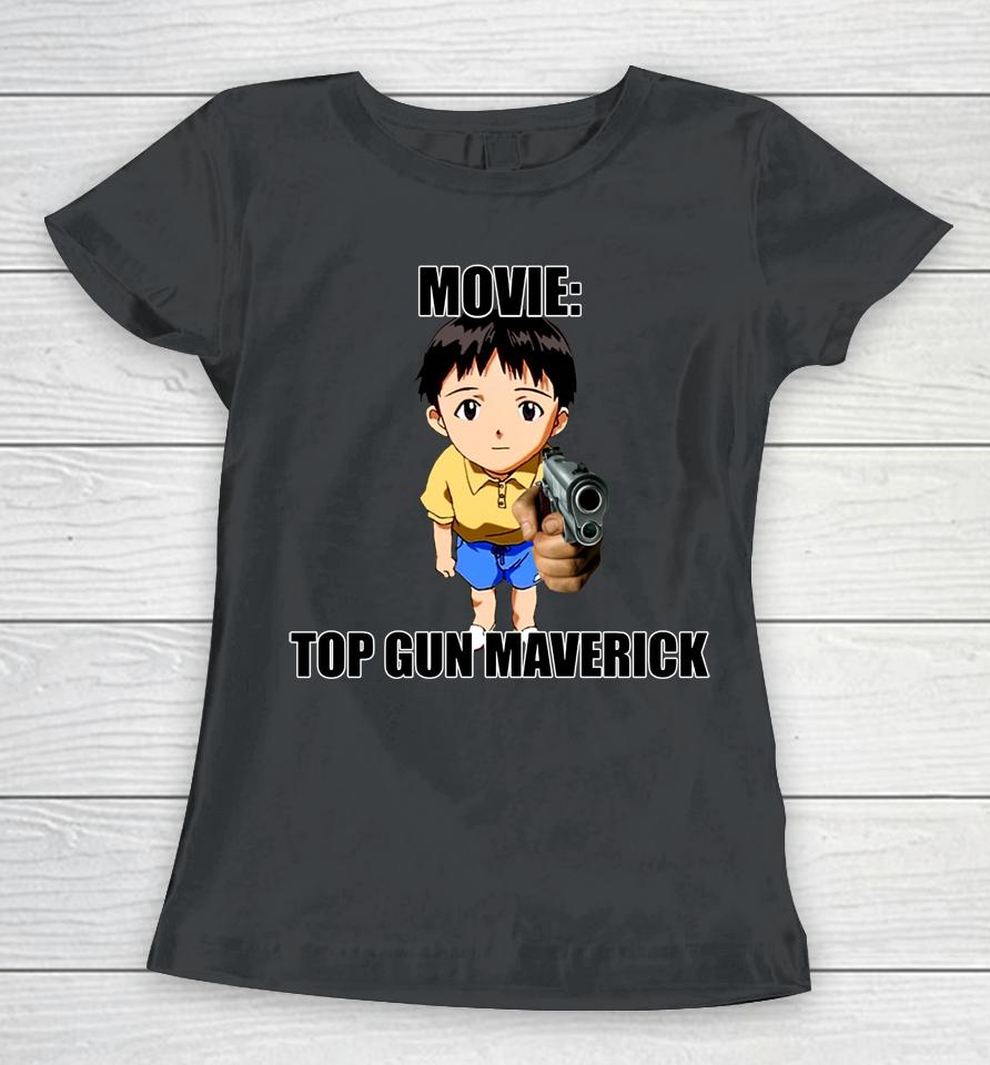 Ikari Shinji Movie Top Gun Maverick Women T-Shirt