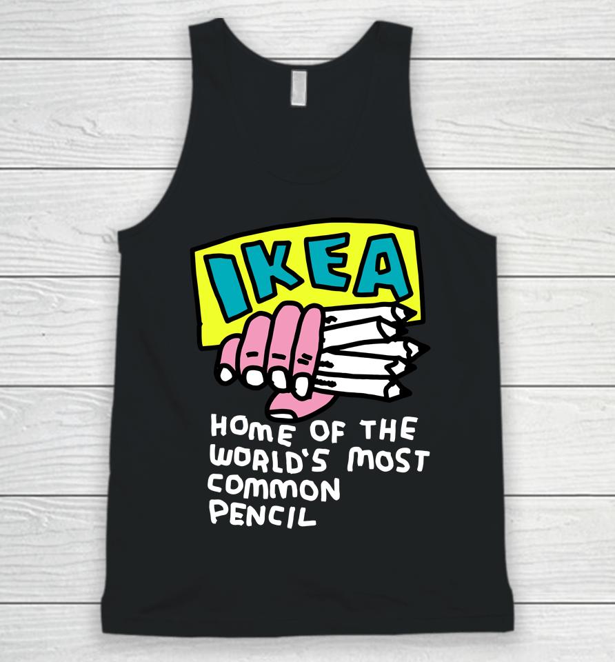 Ikea Home Of The World's Most Common Pencil Unisex Tank Top