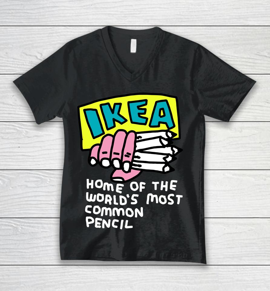 Ikea Home Of The World's Most Common Pencil Unisex V-Neck T-Shirt
