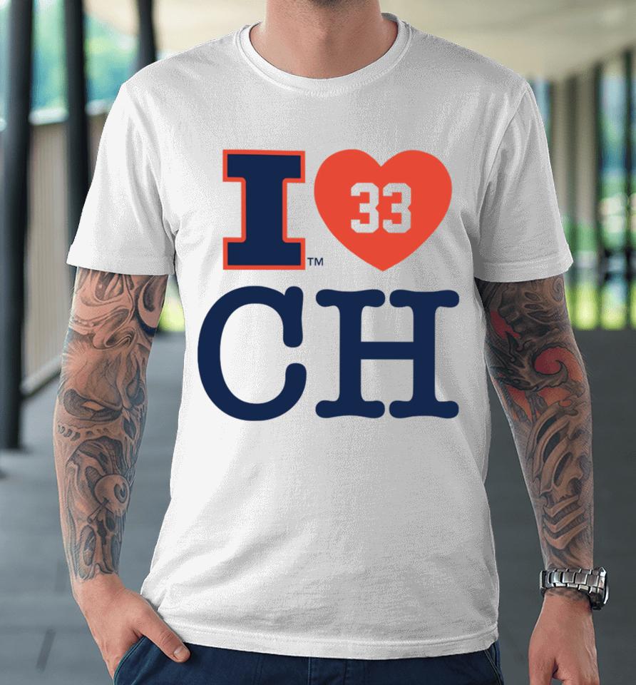 Illini Nil I Love 33 Ch Coleman Hawkins Premium T-Shirt