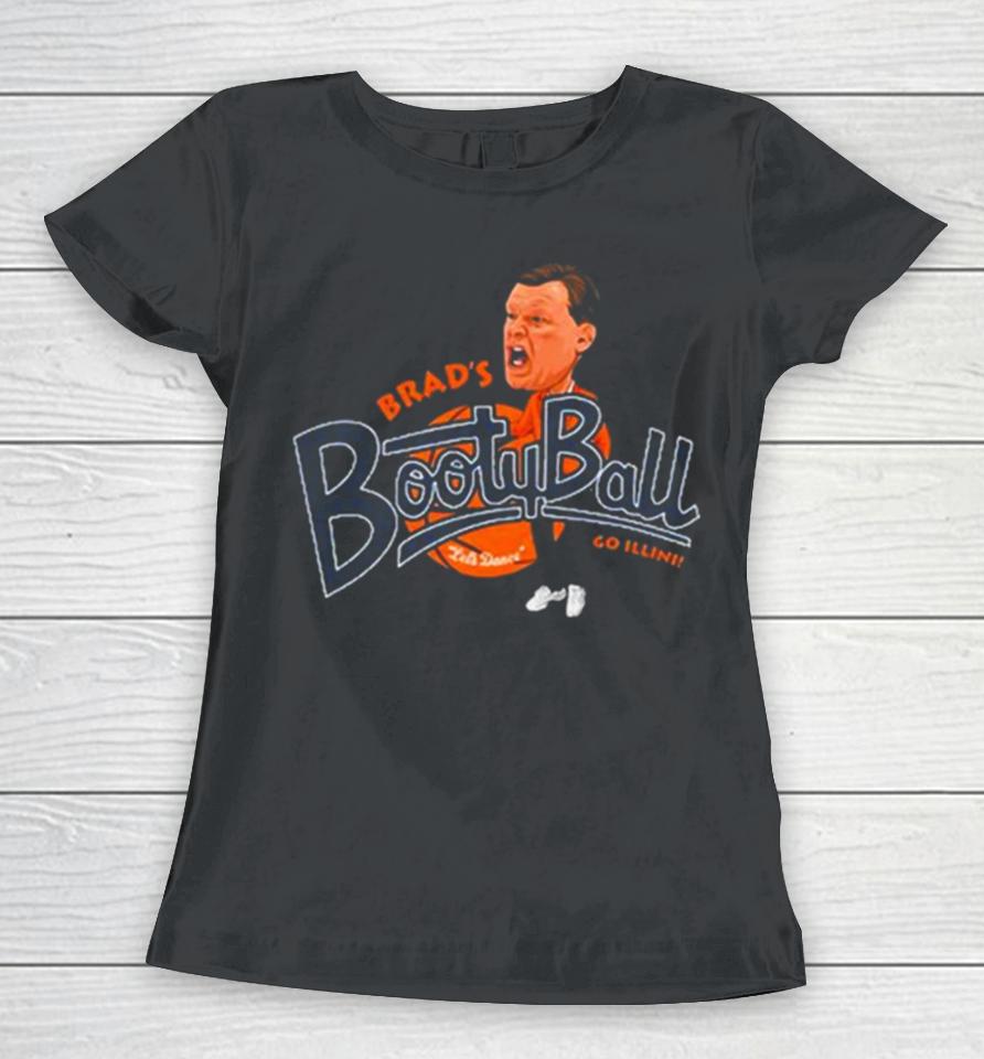 Illinois Basketball Brads Booty Ball Women T-Shirt