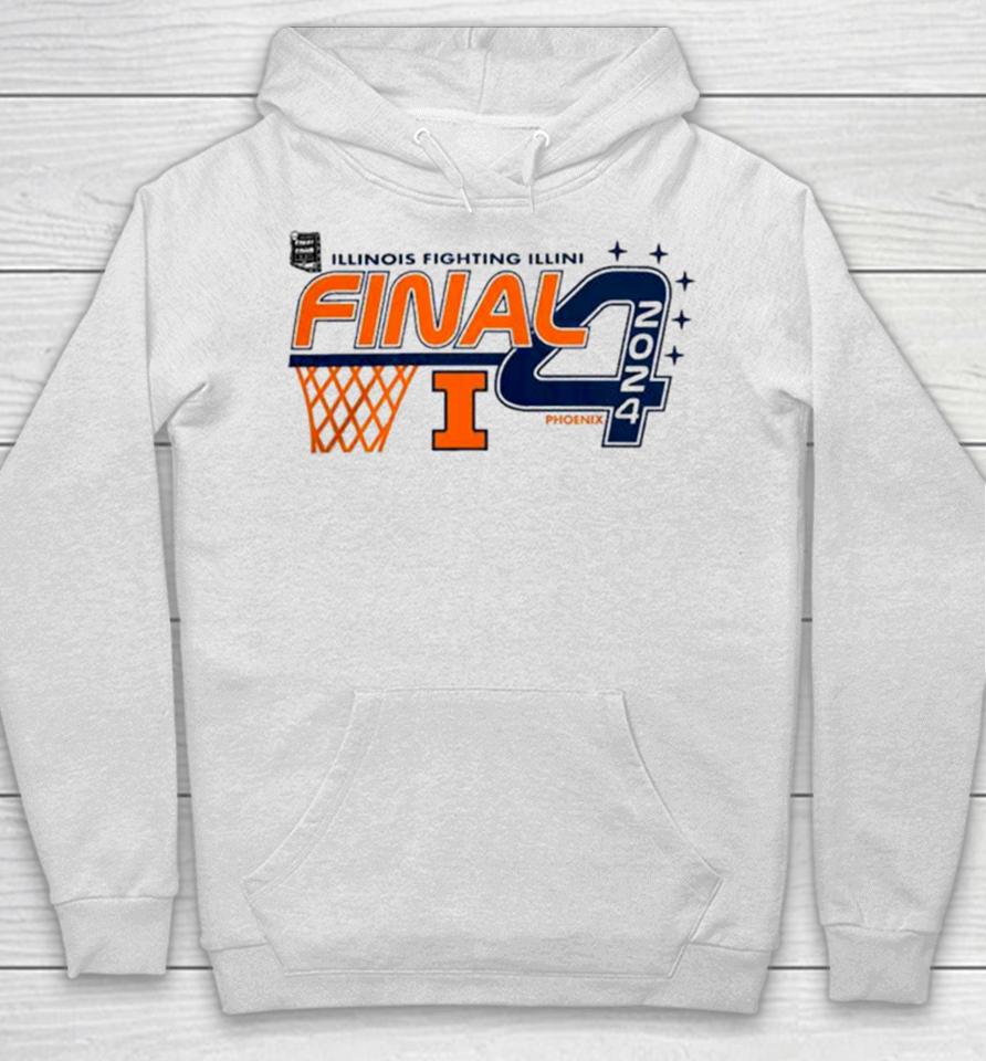 Illinois Fighting Illini 2024 Ncaa Men’s Basketball Tournament March Madness Final Four Hoodie