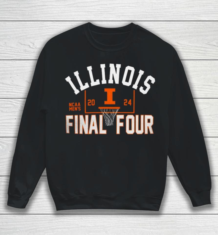 Illinois Fighting Illini 2024 Ncaa Men’s Final Four Logo Sweatshirt