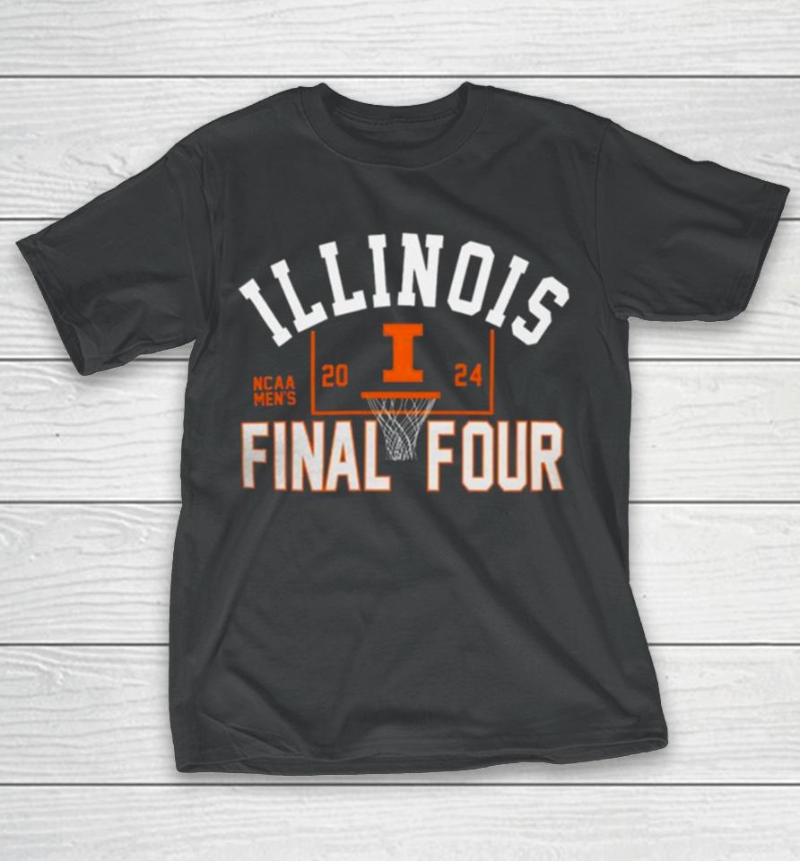 Illinois Fighting Illini 2024 Ncaa Men’s Final Four Logo T-Shirt